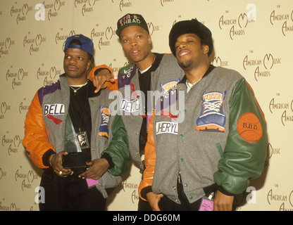 BELL BIV DEVOE noi rap trio nel 1992. Foto di Jeffrey Mayer Foto Stock