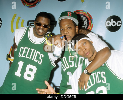 BELL BIV DEVOE noi rap trio nel 2001. Foto di Jeffrey Mayer Foto Stock