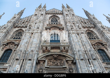Il Duomo di Milano in Piazza del Duomo, Milano, lombardia, italia. Foto Stock