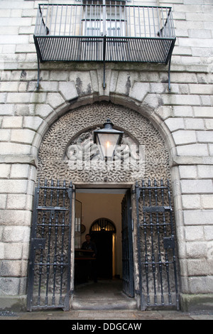 L'ingresso alla prigione di Kilmainham Dublino Irlanda Foto Stock