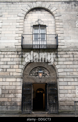 L'ingresso alla prigione di Kilmainham Dublino Irlanda Foto Stock