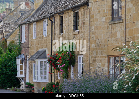 Garden Cottage in Broadway, Cotswolds, Worcestershire, England, Regno Unito Foto Stock