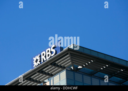 Un edificio occupato dalla Royal Bank of Scotland (RBS). Foto Stock