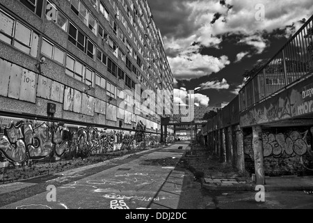 Il Heygate Estate si trova a Walworth, Southwark, e nel Sud di Londra. La station wagon è attualmente demolita. Foto Stock