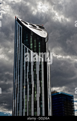 Gli strati, immagine presa dal Heygate Estate posto a Walworth, Southwark, e nel Sud di Londra. Foto Stock