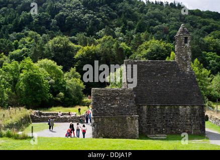 St Kevins in cucina o in chiesa a Glendalough, Wicklow, Irlanda. Foto Stock