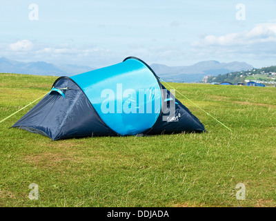 Tenda singola sul campeggio REGNO UNITO Foto Stock