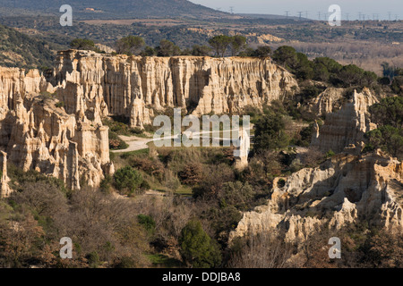 Les Orgues, Ille sur Tet, Pyrénées-Orientales, Languedoc-Roussillon, Francia Foto Stock