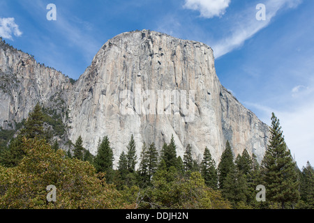 La magnifica El Capitan presso il Parco Nazionale di Yosemite in California Foto Stock
