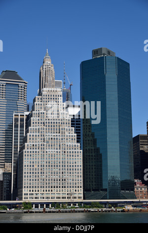 120 Wall Street, la parte inferiore di Manhattan, New York New York, Stati Uniti d'America Foto Stock