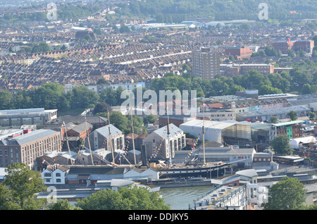 Vista aerea Bristol England Regno Unito Foto Stock