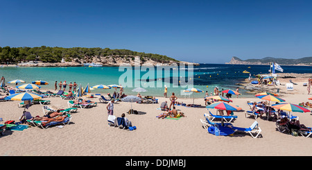 Cala Bassa, Ibiza, Spagna Foto Stock