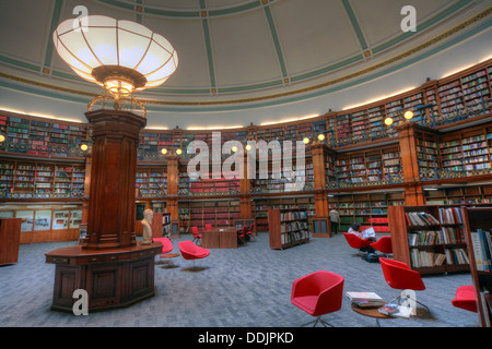 Liverpool Central Library circolare di Picton sale di lettura Foto Stock