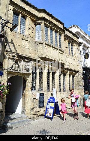 Il lago di Glastonbury Village Museum, Tribunale di Glastonbury, High Street, Glastonbury, Somerset, Inghilterra, Regno Unito Foto Stock