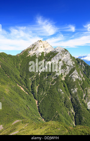 Giappone Alpi Mt. Kaikomagatake in estate, Yamanashi, Giappone Foto Stock