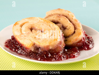 JAM Roly Poly dessert Foto Stock