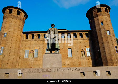 L'Italia, Piemonte, Torino, Emanuele Filiberto di Savoia monumento Foto Stock