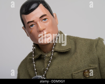 1964 GI Joe azione figura dalla società giocattolo Hasbro. Stati Uniti Forze armate esercito Marine G.I. Foto Stock