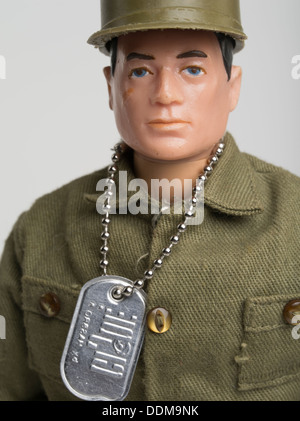 1964 GI Joe azione figura dalla società giocattolo Hasbro. Stati Uniti Forze armate esercito Marine G.I. Foto Stock