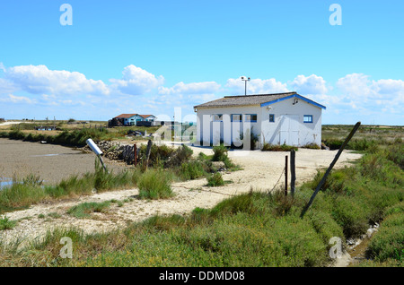 Fort Royer, Boyardville, sito ostriecole, ostricoltura Harbour, sull'isola di Oleron,Charente Maritime, Francia Foto Stock