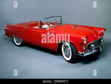 Un 1955 Ford Thunderbird. Artista: sconosciuto Foto Stock