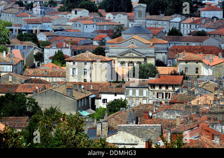 Tetti in Angouleme Francia Foto Stock