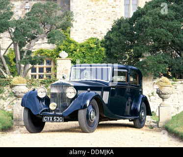 Un 1935 Rolls-Royce 20/25. Artista: sconosciuto Foto Stock