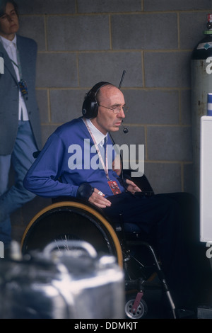 Frank Williams, 1997. Artista: sconosciuto Foto Stock