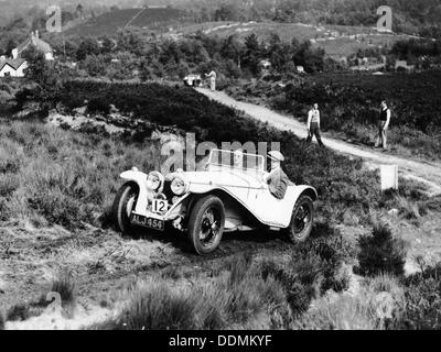 1935 Riley Imp 9hp a competere in Lawrence prova di Coppa. Artista: sconosciuto Foto Stock