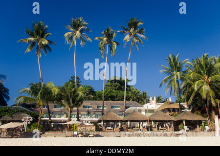 Resorts in Boracay Island delle Filippine, destinazione di vacanza dell'Asia. Foto Stock