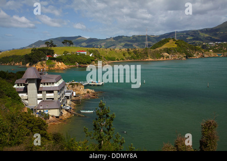 Portobello Acquario, Portobello, Penisola di Otago, Dunedin, Otago, Isola del Sud, Nuova Zelanda Foto Stock