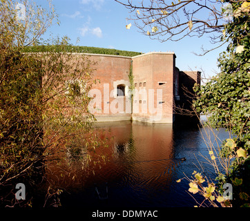 Fort Brockhurst, artiglieri, Gosport, Hampshire, 2000. Artista: P Williams Foto Stock