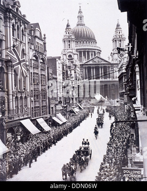 La riapertura della Cattedrale di St Paul, Londra, 1930. Artista: Anon Foto Stock