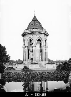 Lady Burdett Coutts' Fontanella, Victoria Park, prua, Londra, 1870. Artista: York & Figlio Foto Stock