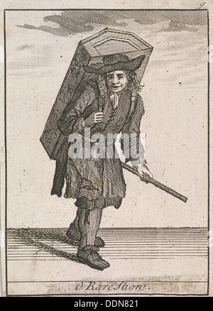 'O rari Shon', grida di Londra, (c1688?). Artista: Anon Foto Stock