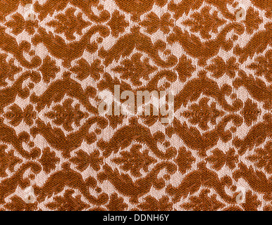 Tessuto Vintage sfondo con una progettazione dettagliata Foto Stock