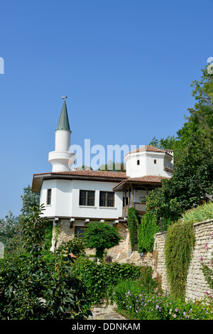 Residence rumeno della regina con il Mar Nero in Balchik Bulgaria Foto Stock