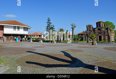 Il Cristo Pantocratore chiesa in Nessebar,Bulgaria.Sito Patrimonio Mondiale dell'UNESCO Foto Stock