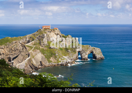 San Juan de Gaztelugatxe - Spagna Foto Stock