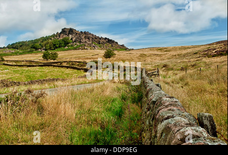 Il roaches (dal francese LES ROCHES - Le rocce) è il nome dato a un prominente cresta rocciosa situata sopra il porro Foto Stock