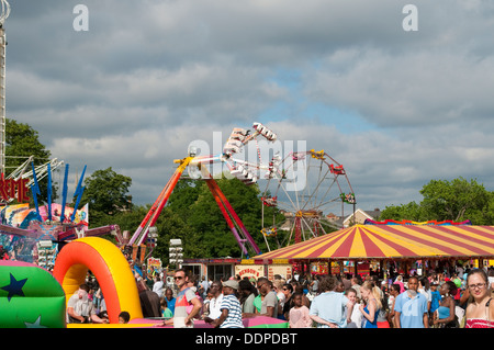 Luna park, Lambeth Paese mostrano 2013, Brockwell Park, London, Regno Unito Foto Stock