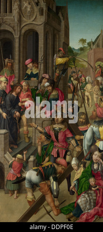 Cristo ha presentato al popolo (trittico: scene della Passione di Cristo, pannello di sinistra), c. 1510. Artista: Maestro di Delft (attivo inizi del XVI sec.). Foto Stock