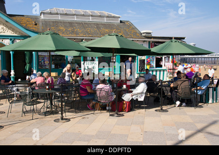 Weston-super-Mare Inghilterra vittoriana il Cafe Foto Stock