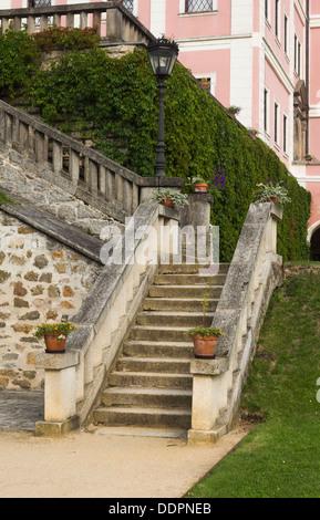 Becov nad Teplou Castello nella Repubblica Ceca Foto Stock