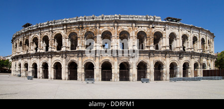 Arena romana di Nimes, Francia. Foto Stock