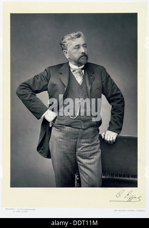 Alexandre Gustave Eiffel, ingegnere francese, fine del XIX secolo. Artista: Walery Foto Stock