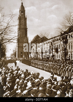 Partito nazista giorno a Potsdam, Germania, 21 marzo 1933. Artista: sconosciuto Foto Stock