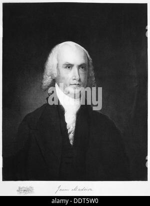 James Madison, quarto presidente del Stati Uniti d'America, (1901). Artista: sconosciuto Foto Stock