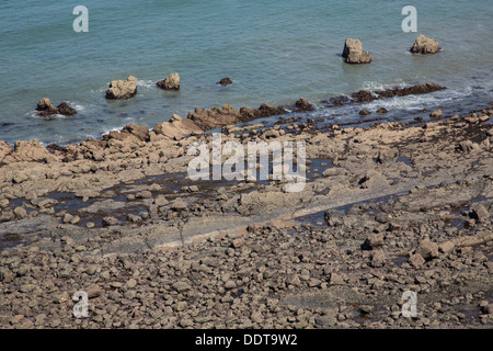 Orzo Bay, Hartland Point, Hartland Peninsula, Devon Foto Stock