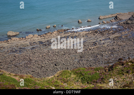 Orzo Bay, Hartland Point, Hartland Peninsula, Devon Foto Stock